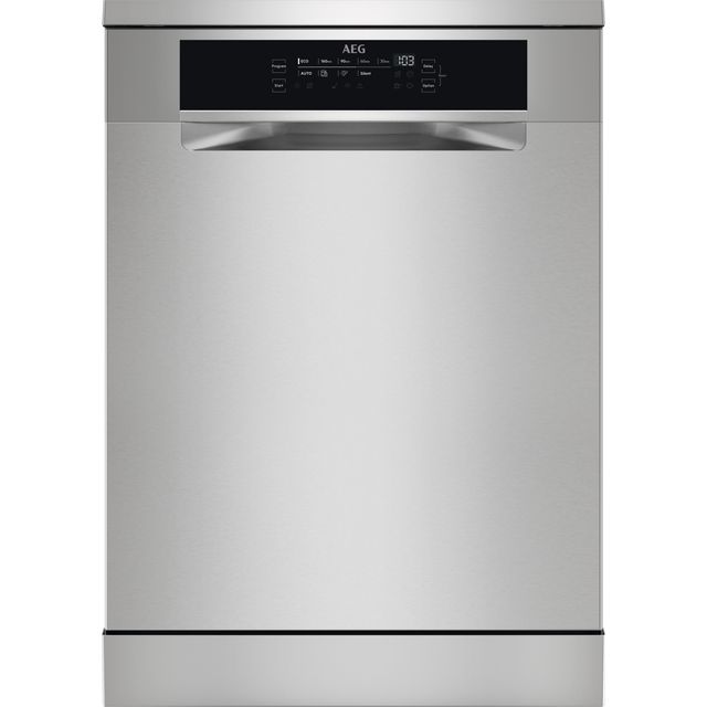 AEG FFB73727PM Standard Dishwasher - Stainless Steel - D Rated