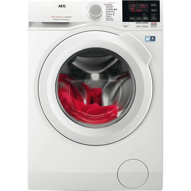 AEG ProSense Technology L6FBG141R 10Kg Washing Machine with 1400 rpm - White - D Rated