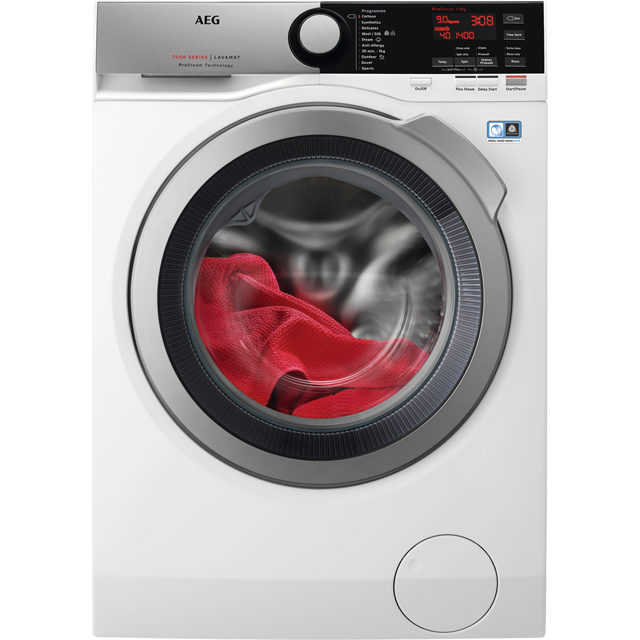 AEG ProSteam Technology L7FEE965R 9Kg Washing Machine with 1600 rpm - White - A+++ Rated - L7FEE965R_WH - 1