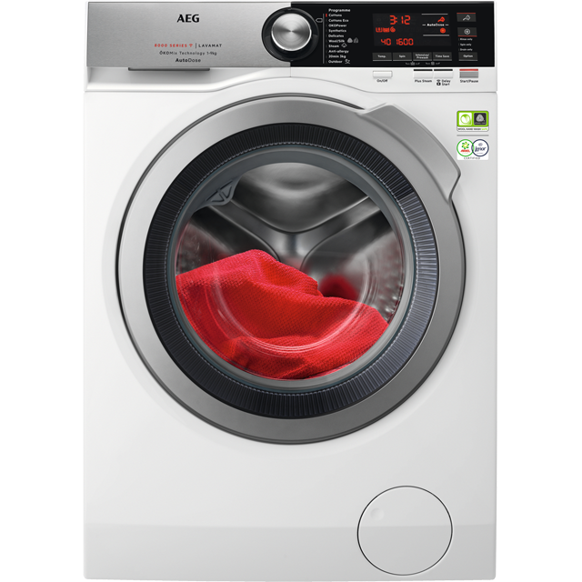 AEG OkoMix Technology L8FEC966CA Wifi Connected 9Kg Washing Machine with 1600 rpm - White - A+++ Rated - L8FEC966CA_WH - 1