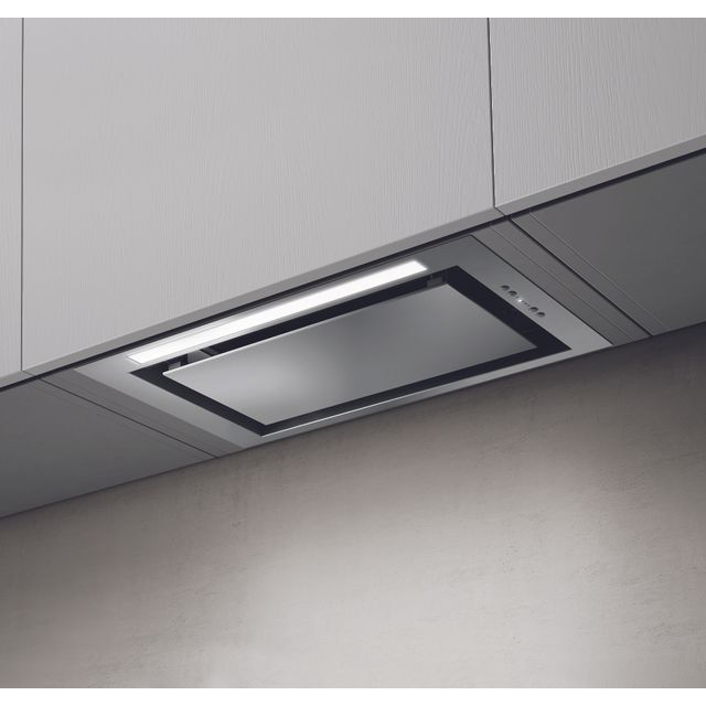 Elica LANE80IXA72 80 cm Integrated Cooker Hood - Stainless Steel - For Ducted/Recirculating Ventilation