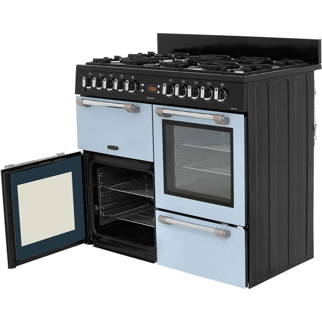 Leisure CK100F232S Cookmaster 100 100cm Dual Fuel Range Cooker - Silver - CK100F232S_SI - 3