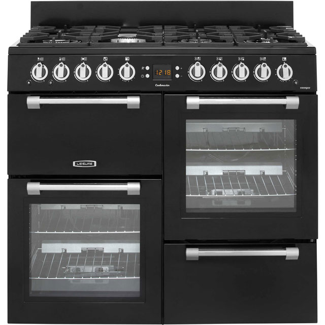 Leisure Cookmaster CK100G232K 100cm Gas Range Cooker - Black - A+/A Rated