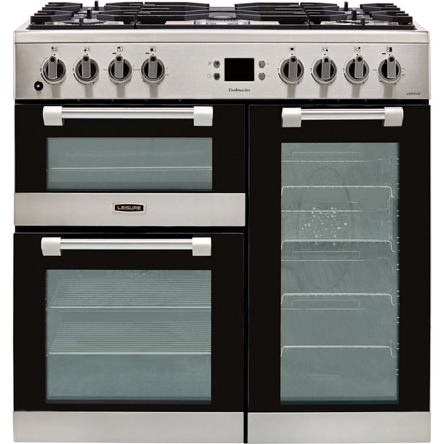 Leisure CK90F530X Cookmaster 90cm Dual Fuel Range Cooker - Stainless Steel - CK90F530X_SS - 1