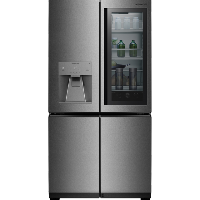 LG Signature InstaView Door-in-Door™ LSR100 Wifi Connected American Fridge Freezer - Stainless Steel - A++ Rated