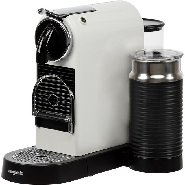 Nespresso by Magimix Citiz & Milk 11319 Pod Coffee Machine with Milk Frother - White