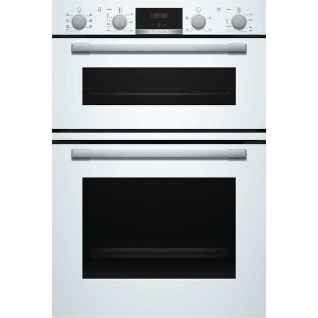 Bosch Series 4 MBS533BW0B Built In Electric Double Oven - White - A/B Rated