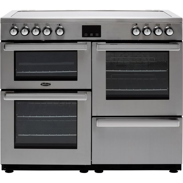 Belling Cookcentre100E Prof 100cm Electric Range Cooker - Stainless Steel - Cookcentre100E Prof_SS - 1
