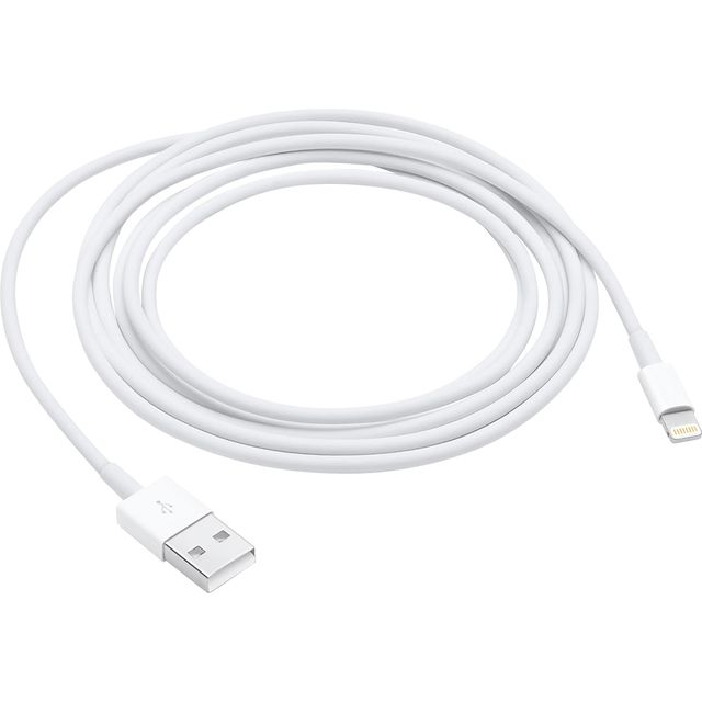 Apple Lightning to USB Cable 2 Metre for All iPhone, iPad and iPod with Lightning connection - White