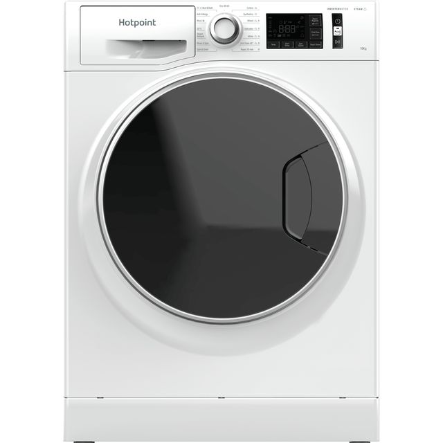 Hotpoint ActiveCare NM11 1048 WD A UK 10kg Washing Machine with 1400 rpm – White – A Rated