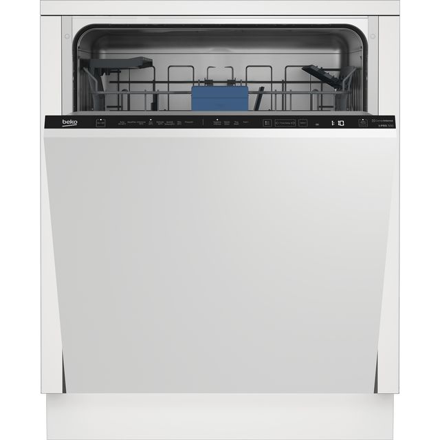 Beko CornerIntense™ BDIN38450C Fully Integrated Standard Dishwasher – Black Control Panel with Fixed Door Fixing Kit – B Rated