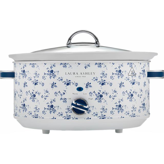 Laura Ashley VQSLWC6LLACR 6.5 Litre Slow Cooker - China Blue