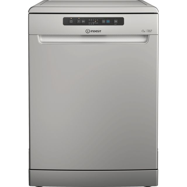 Indesit DFC2B+16SUK Standard Dishwasher - Stainless Steel - F Rated