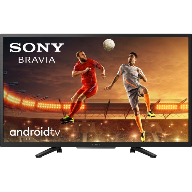 SONY BRAVIA KD-32W800-32-inch - HD Ready (HD) - High Dynamic Range (HDR) - Android TV - (Black) & HT-SF150 2ch Single Soundbar with Bluetooth and S-Force Front Surround - Black
