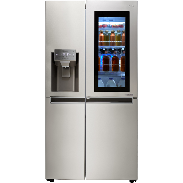 Stainless Steel LG American Fridge Freezers No Plumbing Required Ao