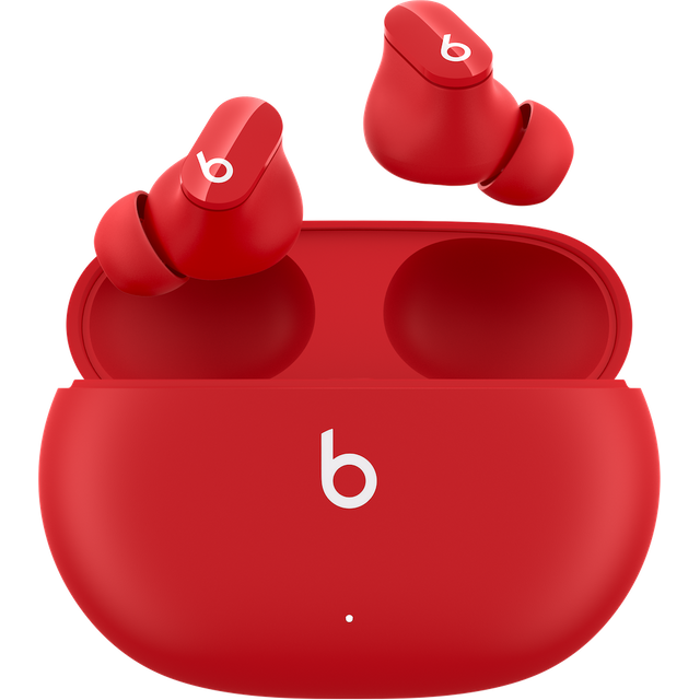 Beats Studio Buds – True Wireless Noise Cancelling Earbuds – IPX4 rating, Sweat Resistant Earphones, Compatible with Apple & Android, Class 1 Bluetooth, Built-in Microphone – Beats Red