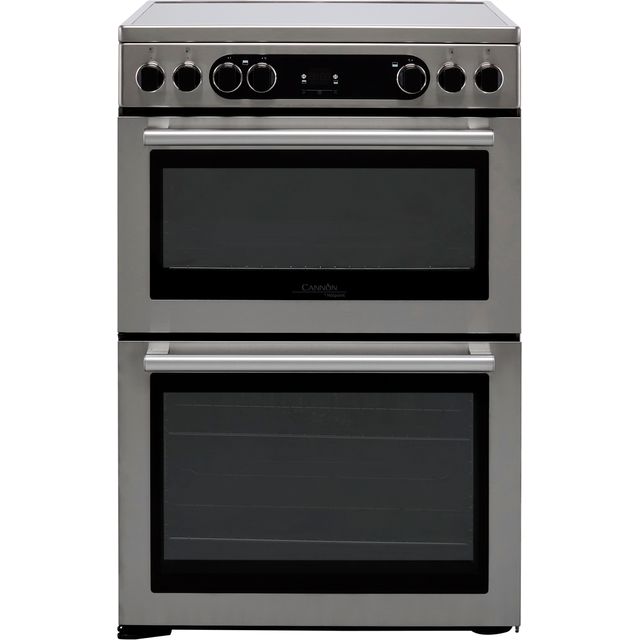 Cannon by Hotpoint CD67V9H2CX/U 60cm Electric Cooker with Ceramic Hob - Stainless Steel - A/A Rated
