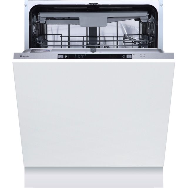Hisense HV623D15UK Fully Integrated Standard Dishwasher – Silver Control Panel with Fixed Door Fixing Kit – D Rated