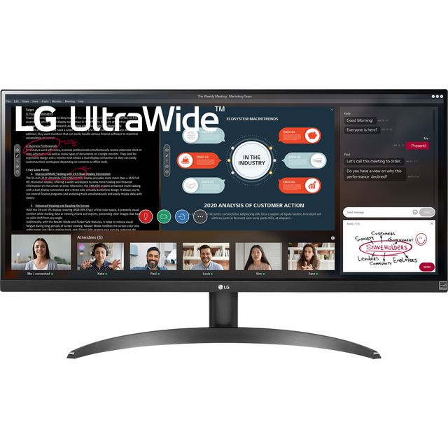 LG UltraWide™ 29" UltraWide Full HD 75Hz Monitor with AMD FreeSync - Black