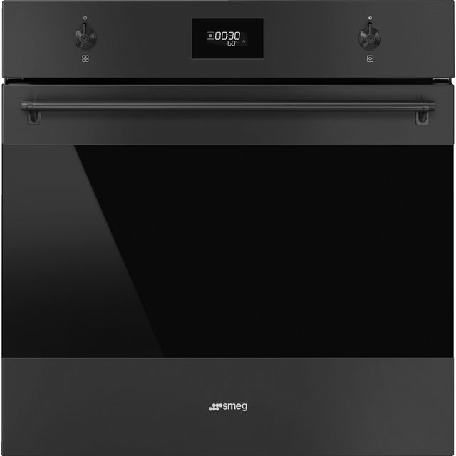 Smeg Classic SFP6301TVN Built In Electric Single Oven and Pyrolytic Cleaning - Black - A+ Rated