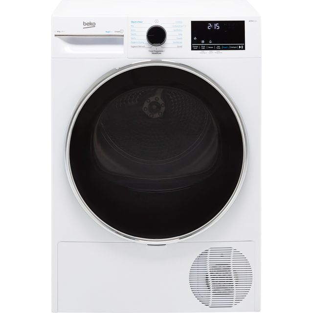 Beko B5T4923RW 9kg Heat Pump Tumble Dryer - White - B5T4923RW_WH - 1