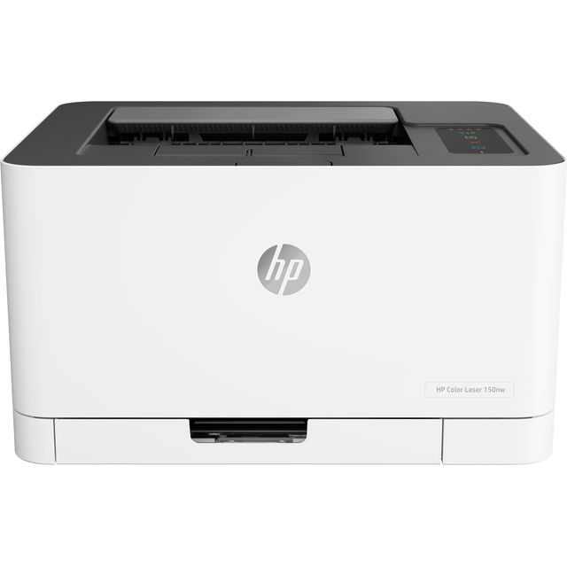 HP Colour 150nw Wireless Laser Printer - White