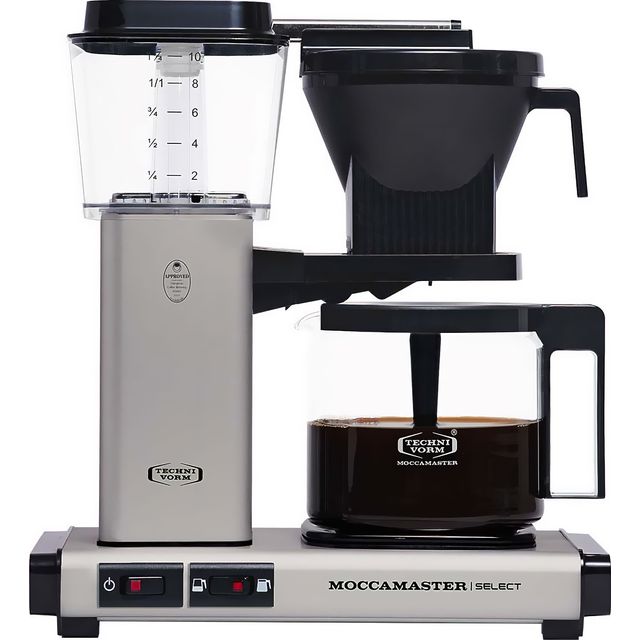 Moccamaster KBG 741 Select 53813 Filter Coffee Machine - Matt Silver