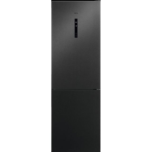 AEG 7000 UltraFresh+ RCB732E3MB 70/30 No Frost Fridge Freezer – Black / Stainless Steel – E Rated