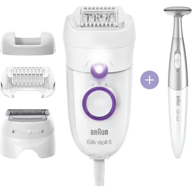 Braun Silk-pil 5 Epilator White / Violet