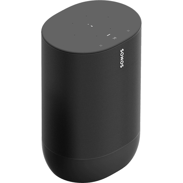 Sonos Move - The durable, battery-powered Smart Speaker for Outdoor and Indoor Listening, Black, with Alexa built-in (includes charging base)