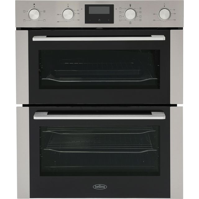 Belling ComfortCook™ BEL BI703MFC Built Under Electric Double Oven – Stainless Steel – A/A Rated