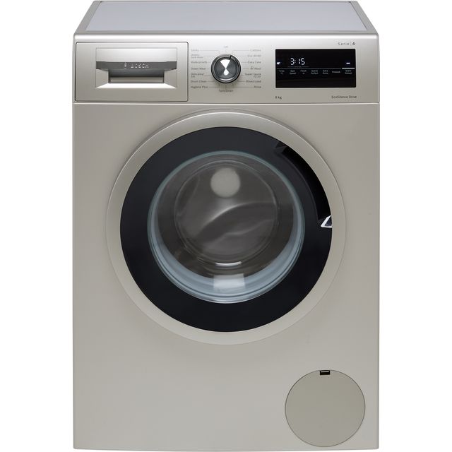 Bosch Series 4 WAN282X2GB 8kg Washing Machine with 1400 rpm - Silver - C Rated