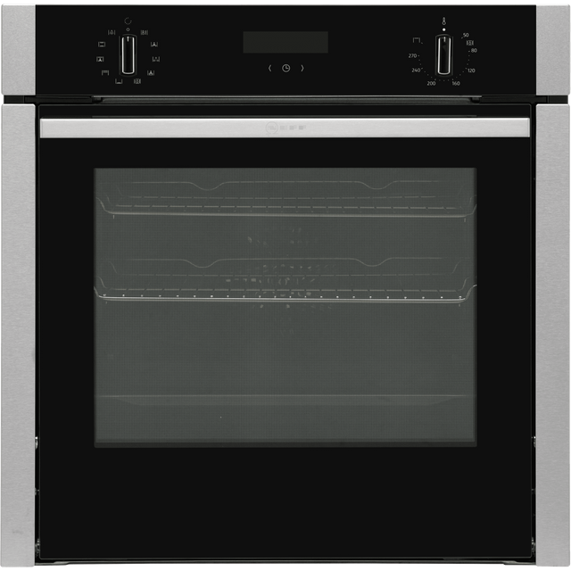 NEFF N50 Slide&Hide® B3ACE4HN0B Built In Electric Single Oven - Stainless Steel - A Rated