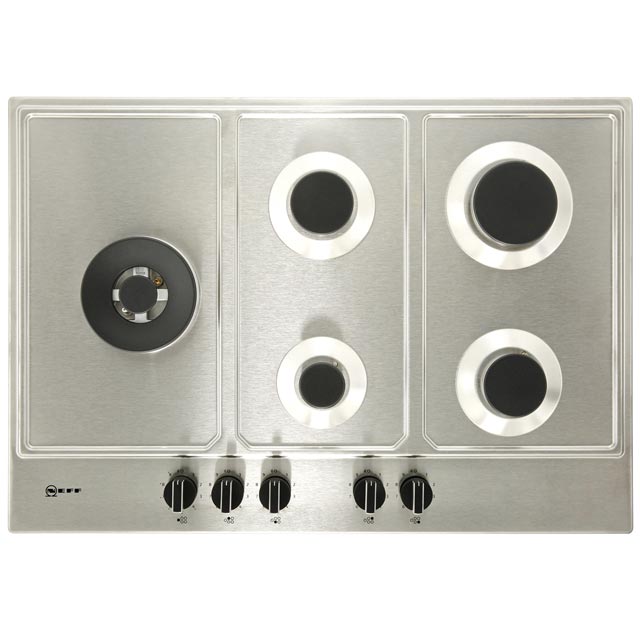 NEFF N70 T27DS79N0 Built In Gas Hob - Stainless Steel - T27DS79N0_SS - 3