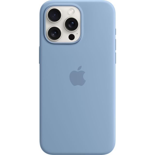 Apple Silicone Case with MagSafe for iPhone 15 Pro Max - Blue