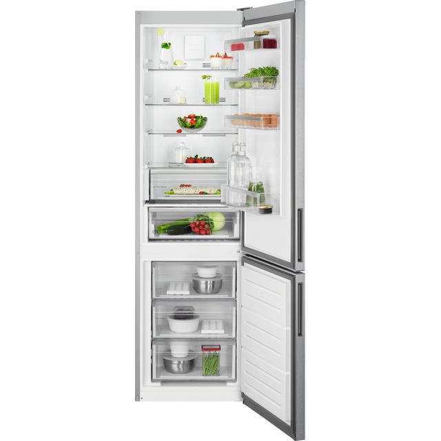 AEG 6000 TwinTech® RCB636E2MX 70/30 No Frost Fridge Freezer – Stainless Steel – E Rated