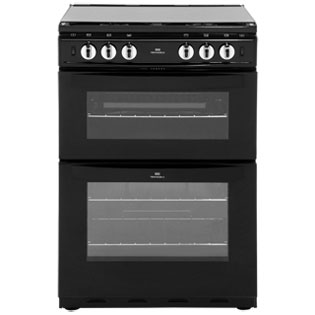 Newworld NW601GTCL 60cm Gas Cooker with Full Width Gas Grill - Black - A Rated