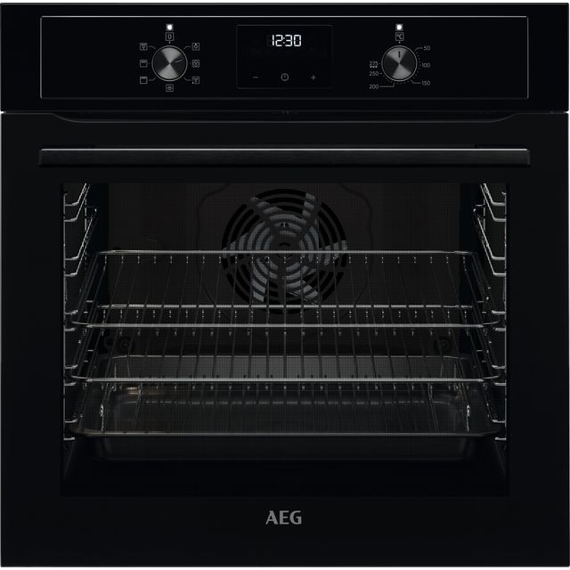 AEG 3000 SurroundCook BCX33501KB Built In Electric Single Oven - Black - A Rated