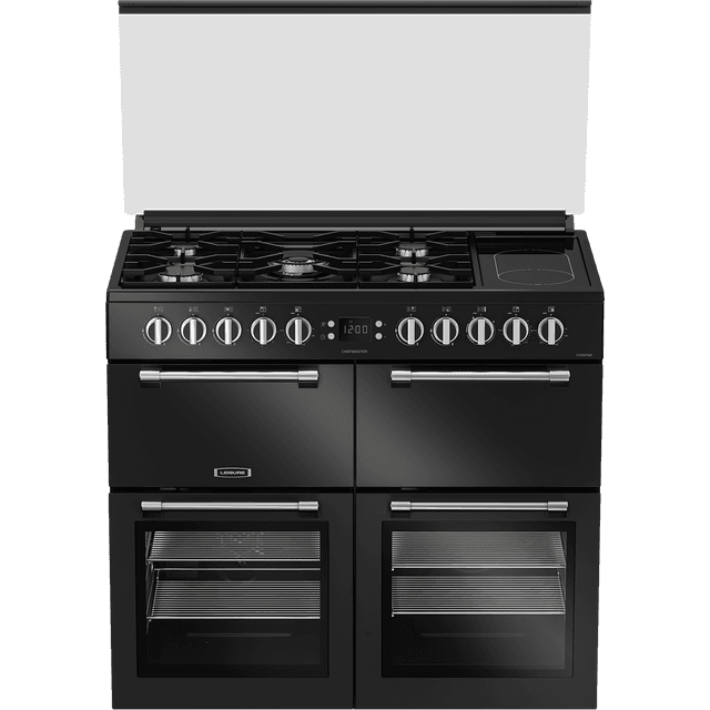 Leisure Chefmaster CC100F521K 100cm Dual Fuel Range Cooker - Black - A/A/A Rated