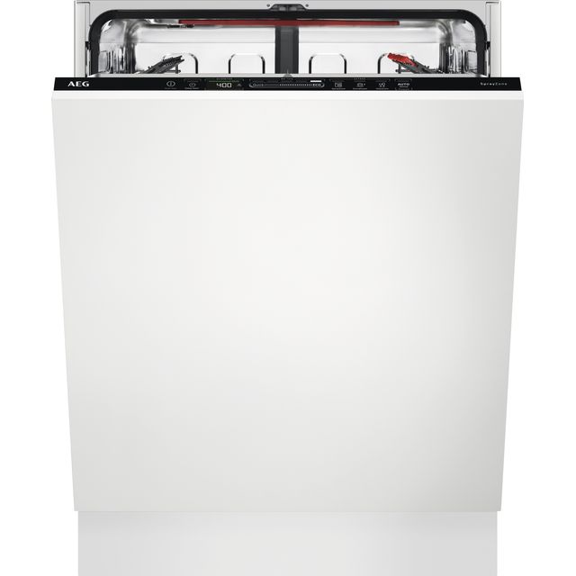 AEG 7000 Series FSE84607P Fully Integrated Standard Dishwasher - White Control Panel with Sliding Door Fixing Kit - C Rated