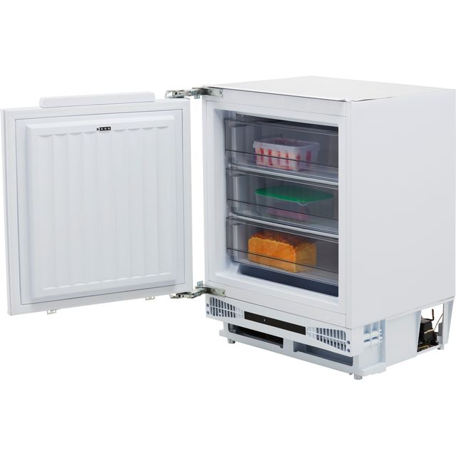 CDA FW284 Integrated Under Counter Freezer - White - FW284_WH - 1