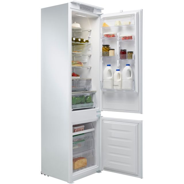 Hotpoint HTC20T321UK Integrated 70/30 No Frost Fridge Freezer with Sliding Door Fixing Kit - White - F Rated