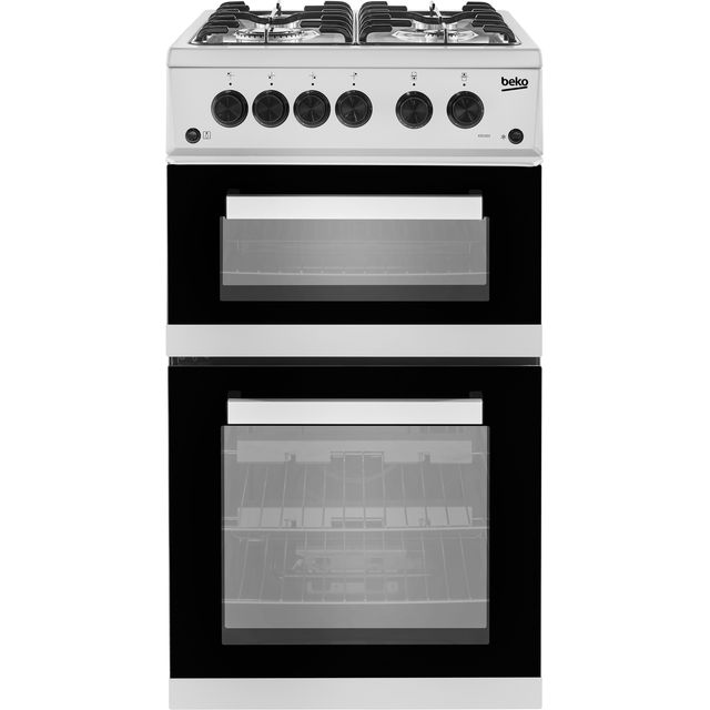 Beko KDG583S 50cm Freestanding Gas Cooker with Gas Grill - Silver - A+ Rated