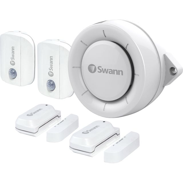Swann 5pc Smart Home Alarm Kit - Icy White