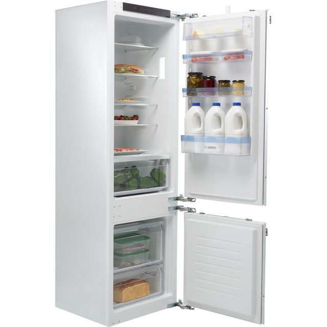 Bosch Series 4 KIV87VFE0G Integrated 70/30 Fridge Freezer with Fixed Door Fixing Kit – White – E Rated