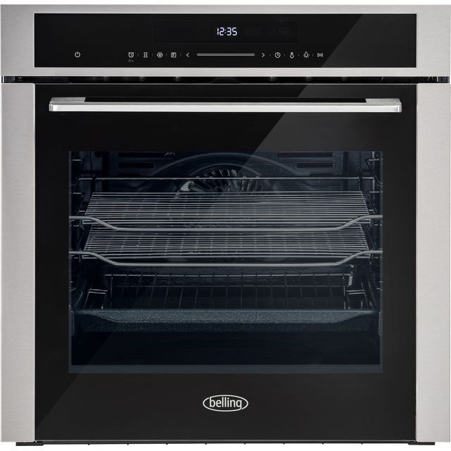 Belling ComfortCook BEL BI603MFPY STA Built In Electric Single Oven with Pyrolytic Cleaning - Stainless Steel - A+ Rated