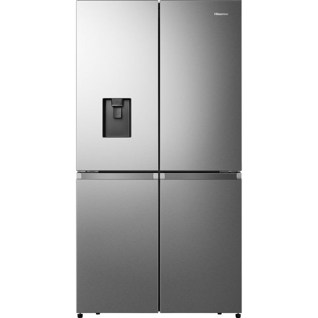 Hisense Pureflat Infinite RQ758N4SWSE Wifi Connected Non-Plumbed Total No Frost American Fridge Freezer - Stainless Steel - E Rated