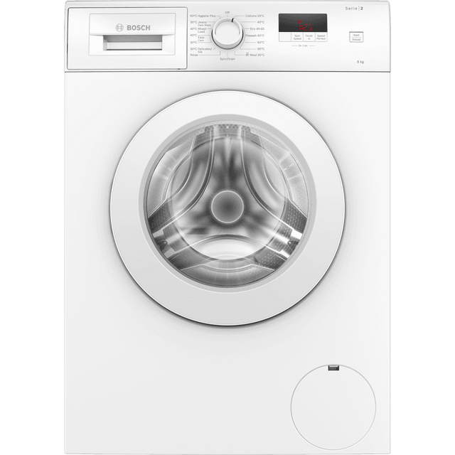 Bosch Series 2 WAJ28002GB 8Kg Washing Machine - White - WAJ28002GB_WH - 1