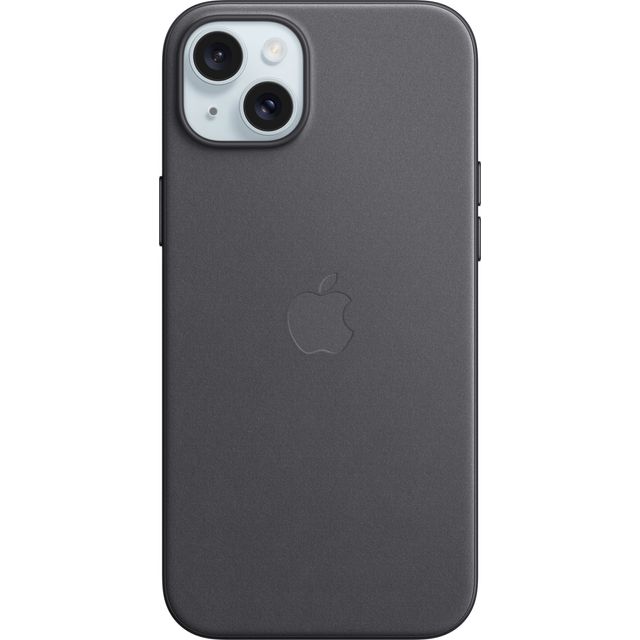 Apple FineWoven Case with MagSafe for iPhone 15 Plus - Black