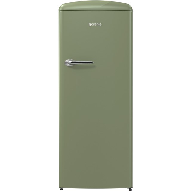 Gorenje Retro Collection ORB153OL Fridge with Ice Box - Olive Green - A+++ Rated - ORB153OL_OL - 1